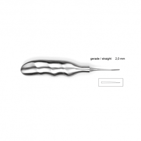 Luxator varf drept, 2 mm 13-9LX - HLW