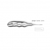 Luxator varf curbat, 2 mm 13-13LX - HLW
