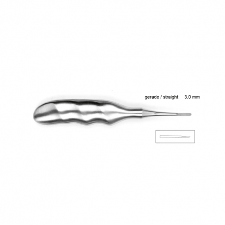 Luxator drept, 3 mm 13-10LX - HLW