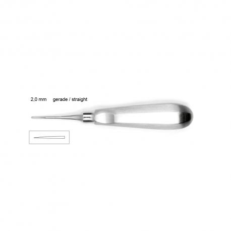 Luxator Apical drept, 2 mm 13-1LX - HLW