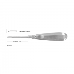 Luxator Long-Type curbat, 3 mm 13-25LX - HLW