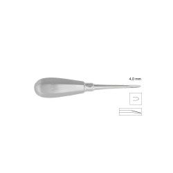 Elevator radacini curb zimtat, 4 mm Bein 13-5BCZ - HLW