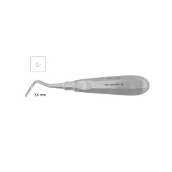 Elevator radacini curb dreapta, 3 mm, Apical 13-302 - HLW