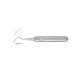 Elevator radacini curb dreapta, 2,5 mm, Heidbrink 13-8HB - HLW
