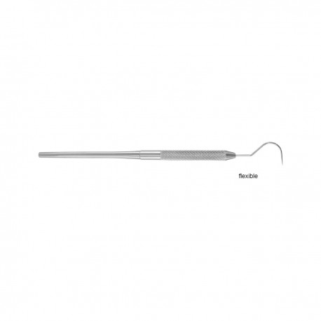 Sonda dentara flexibila, un capat, 27-12 - HLW