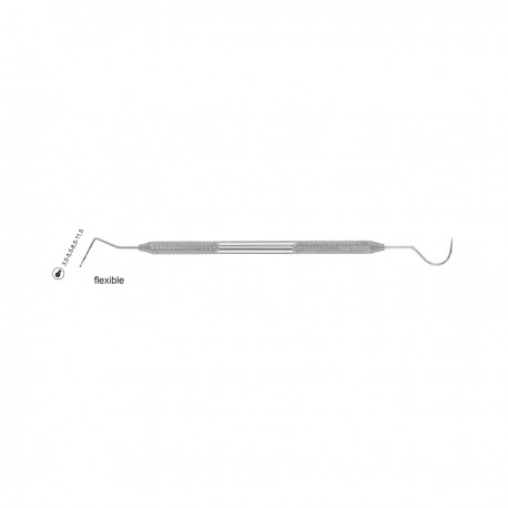 Sonda dentara dubla flexibila gradata la un capat 27-15A - HLW