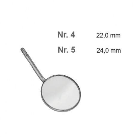 Oglinda plana cu rodiu Nr 4, 5 - HLW