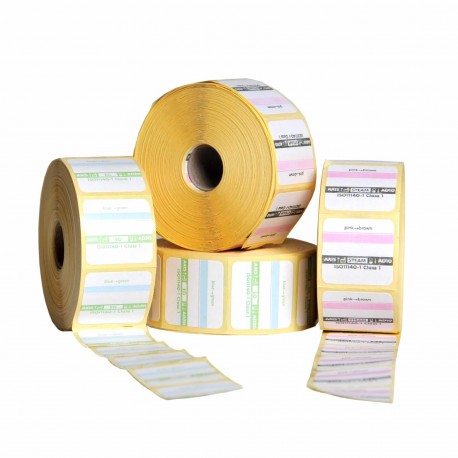 Rola etichete dublu adezive pentru aparat etichetare trasabilitate sterilizare - Axis