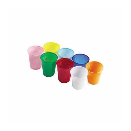 Pahare diferite culori, 100 buc