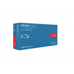 Manusi Nitril, Nitrylex Classic, Albastre, 100 Buc