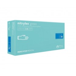 Manusi nitril, Nitrylex, verzi,  XS, S, M, L
