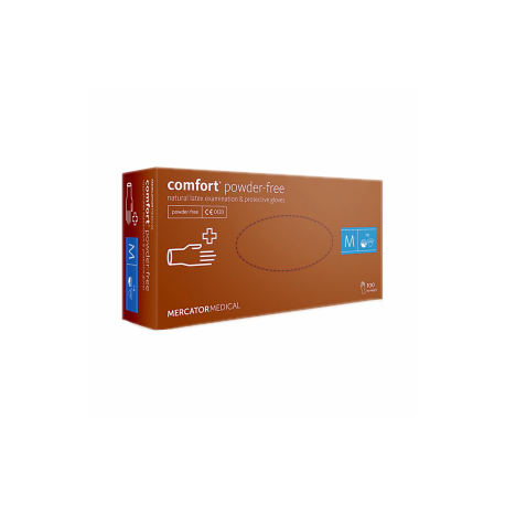 Manusi latex Comfort, de unica folosinta, nepudrate,  XS, S, M, L, XL