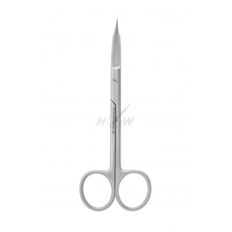 Foarfeca Goldmann-Fox curbata, dintata, 12,50 cm 19-6 HLW