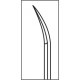 Foarfeca Goldmann-Fox curbata, dintata, 12,50 cm 19-6 HLW