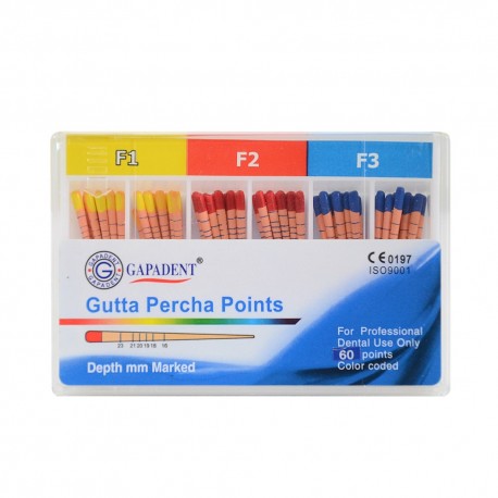 Conuri Gutta Percha pentru Protaper si M-taper,  F1, F2, F3