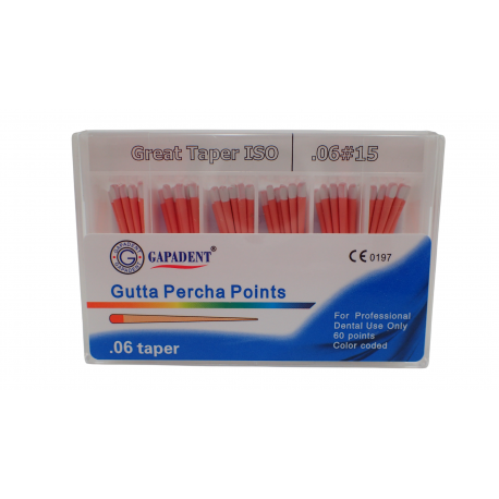 Conuri Gutta Percha .06 15-40, 60 buc