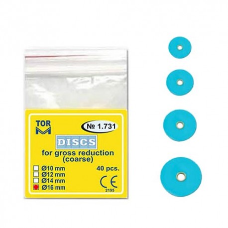 Discuri abrazive albastre 1731, 10, 12, 14, 16 mm - TOR VM