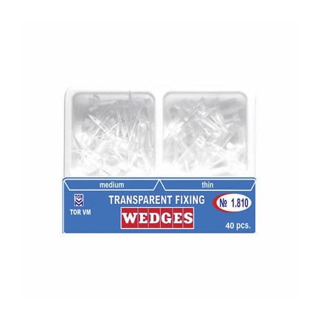 Pene interdentare din plastic transparente 1.810 - TOR VM