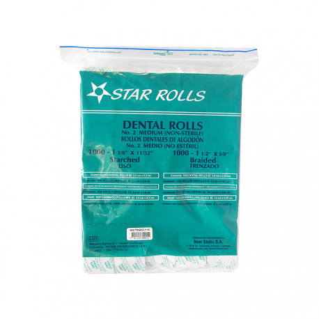 Rulouri vata impletite Star, 1000 buc