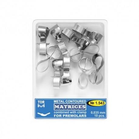 Matrici metalice conturate cu cleme, premolari, 1.543 - TOR VM