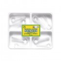 Kit matrici transparente conturate cu cleme, molari, premolari 1092, 120 buc - TOR VM