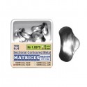 Matrici sectionale metalice conturate, medii cu bordura 10975, 10 buc, 35-50 microni - TOR VM