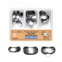 Kit matrici metalice preformate (conturate) asortate 1098, 25 buc - TOR VM