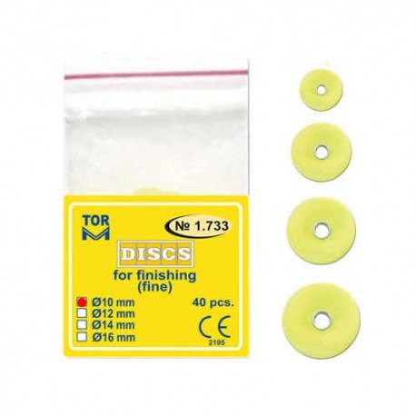 Discuri abrazive galbene, finisare, fine 1733 - TOR VM