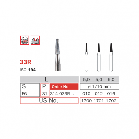 Freze extradure turbina 33R 012 - Diaswiss