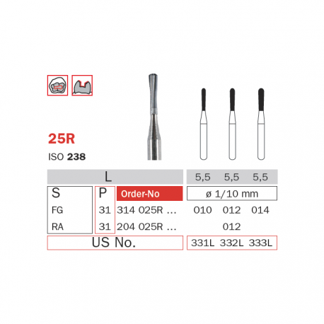 Freze extradure turbina 25R - Diaswiss 