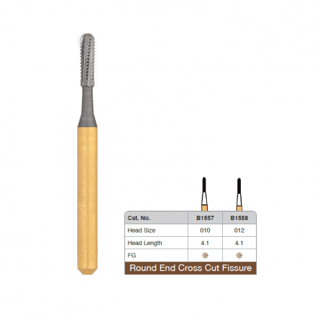Freze ablatie fisura, cap rotunjit, Barracuda Metal Cutting - Strauss