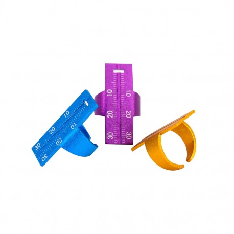 Rigla endodontica metalica