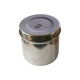 Cutie rotunda sterilizare (autoclavabila) inox 10 cm
